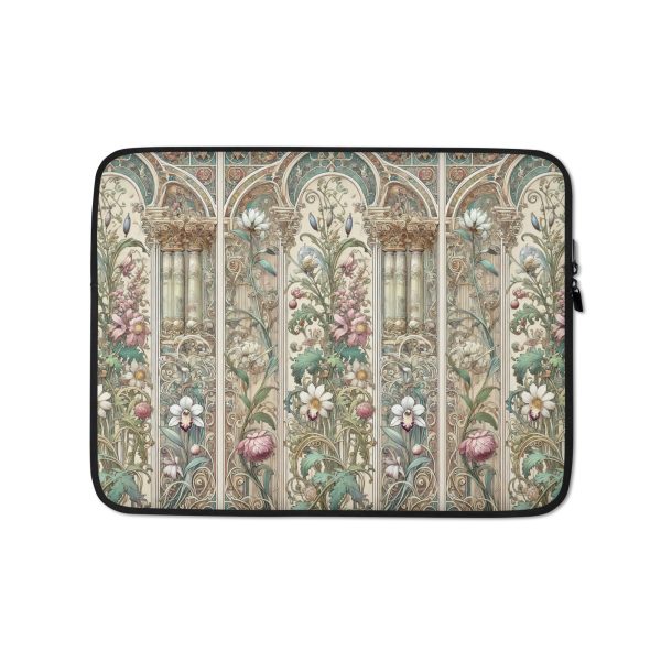 Art Nouveau Flowers Laptop Sleeve