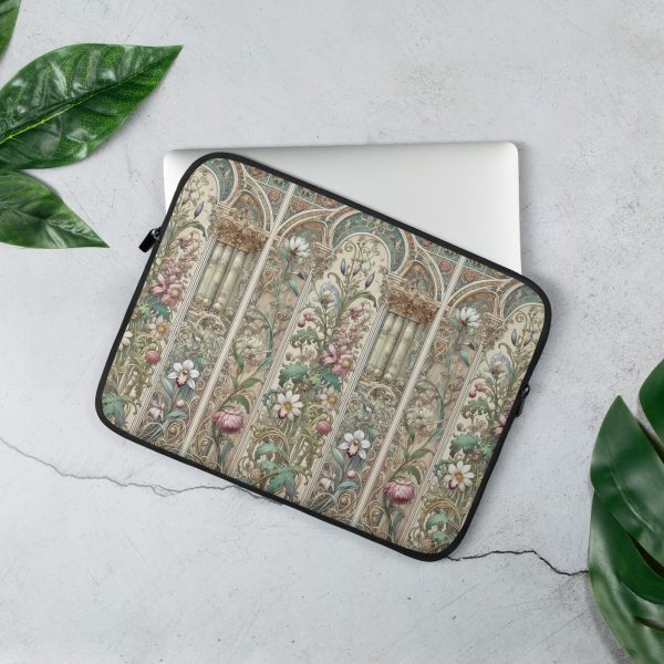 Art Nouveau Flowers Laptop Sleeve