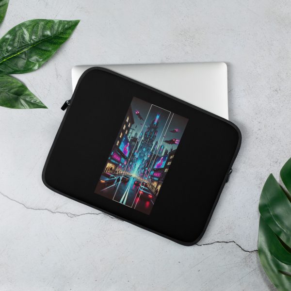 Cyberpunk City Laptop Sleeve