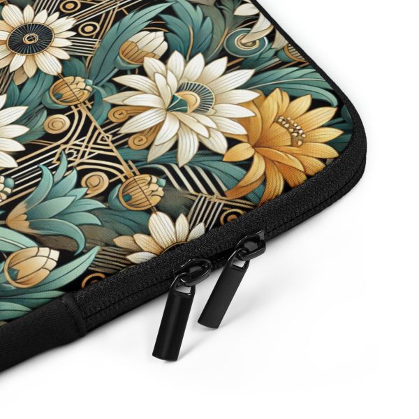 Art Deco Flowers Laptop Sleeve