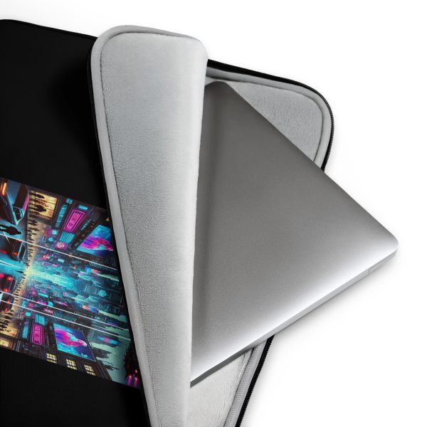 Cyberpunk City Laptop Sleeve