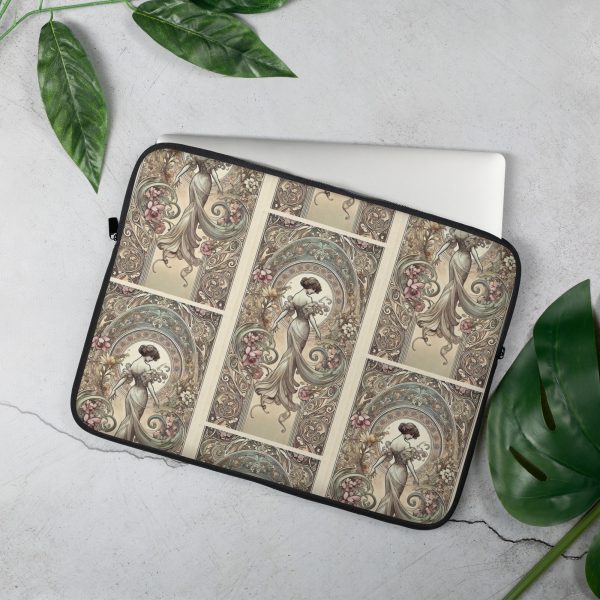 Miss Art Nouveau Laptop Sleeve