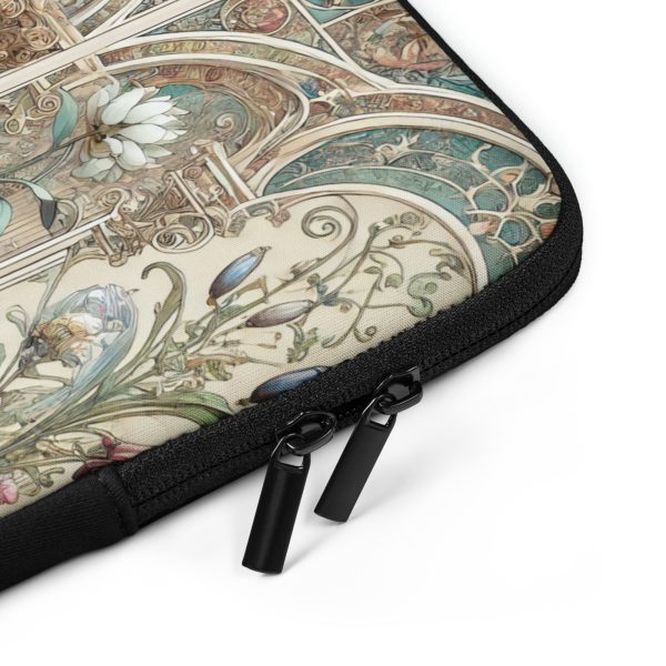 Art Nouveau Flowers Laptop Sleeve