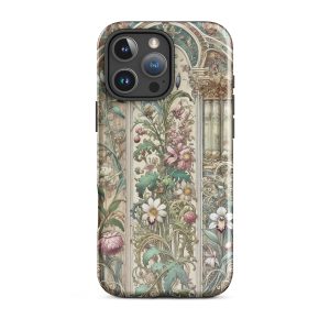 Art Nouveau Flowers iPhone Case