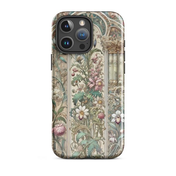 Art Nouveau Flowers iPhone Case