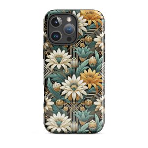 Art Deco Flowers iPhone Case