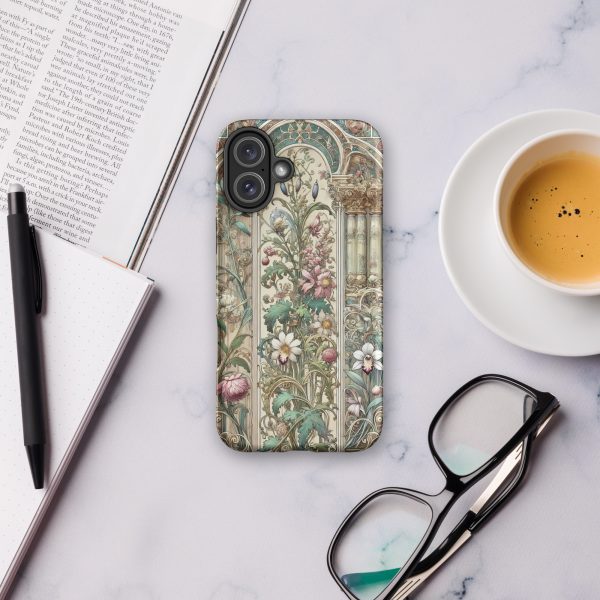 Art Nouveau Flowers iPhone Case