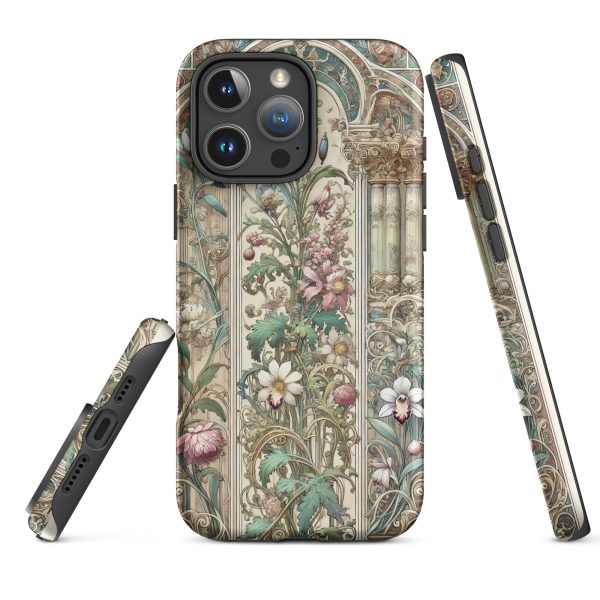 Art Nouveau Flowers iPhone Case