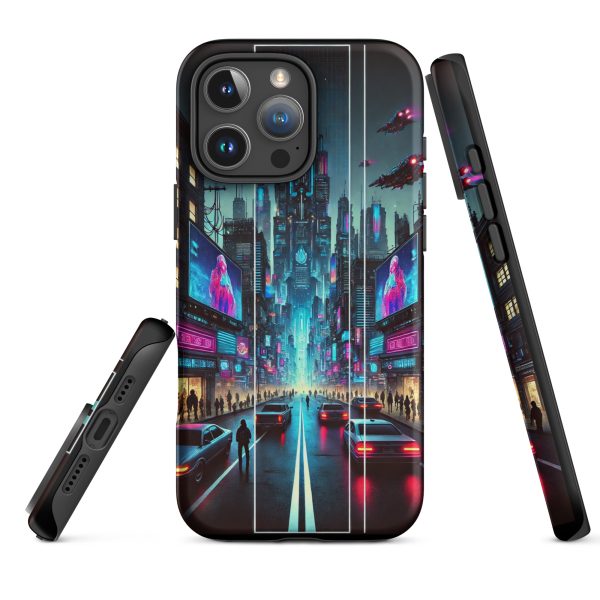 Cyberpunk City iPhone Case