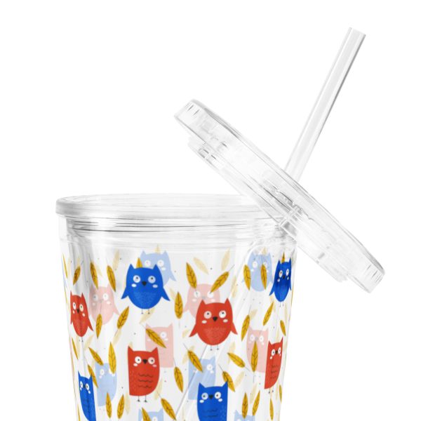 Cute Owls Reusable Tumbler