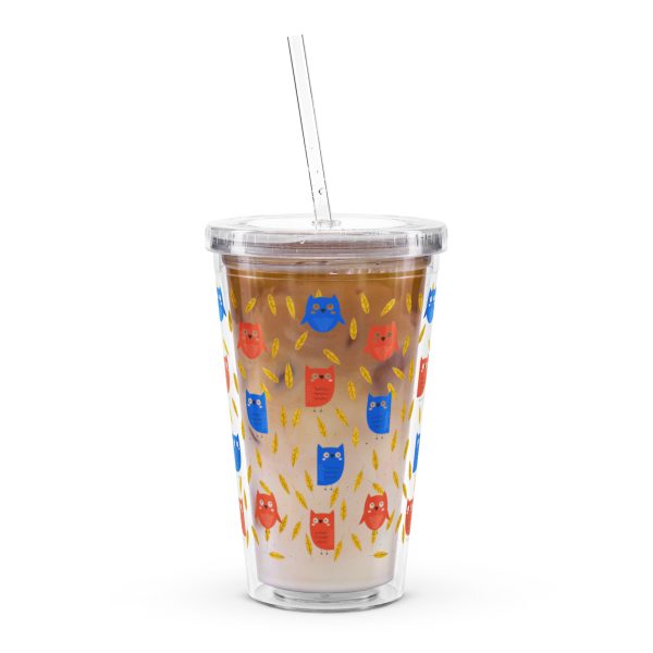 Cute Owls Reusable Tumbler