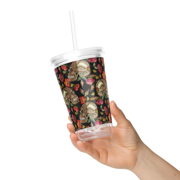 Skull Garden Elegance Reusable Tumbler