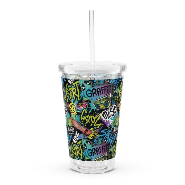 Graffiti Frenzy Reusable Tumbler