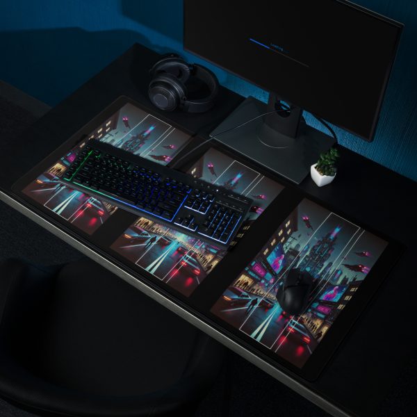 Cyberpunk City Gaming Mouse Pad