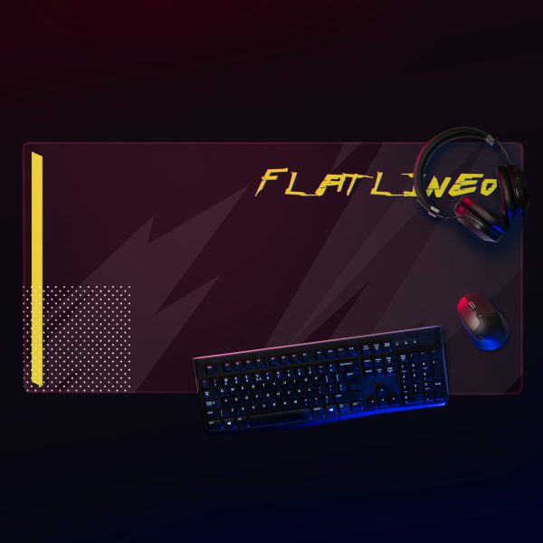 Cyberpunk FLATLINED Gaming Mouse Pad