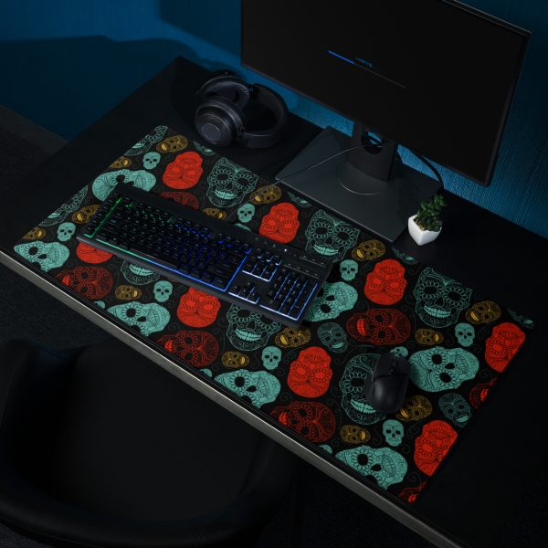 Neon Skulls Gaming Mouse Pad