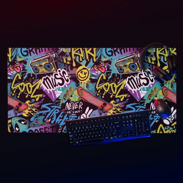Graffiti Frenzy Gaming Mouse Pad