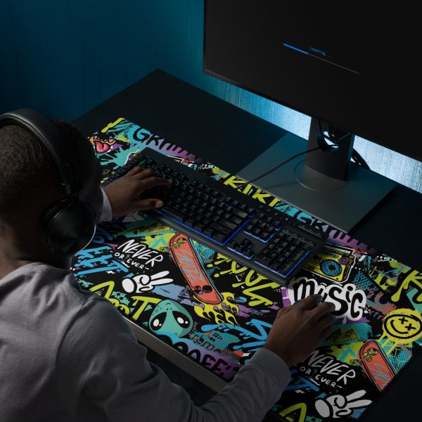 Graffiti Frenzy Gaming Mouse Pad