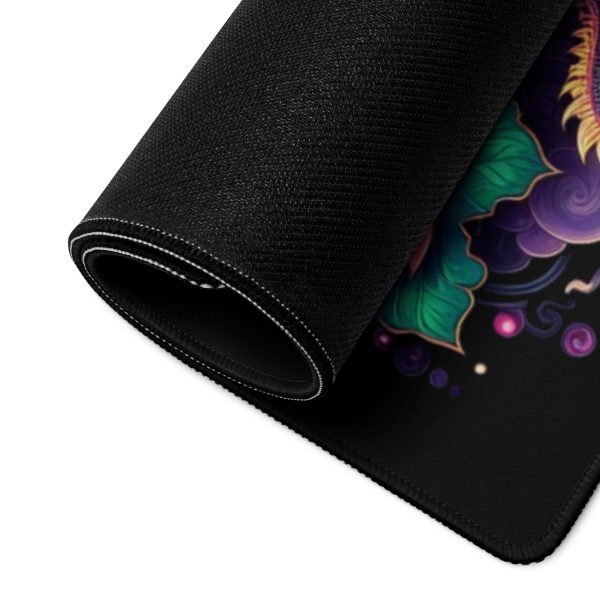 Dragon and Lotus Gaming Mouse Pad