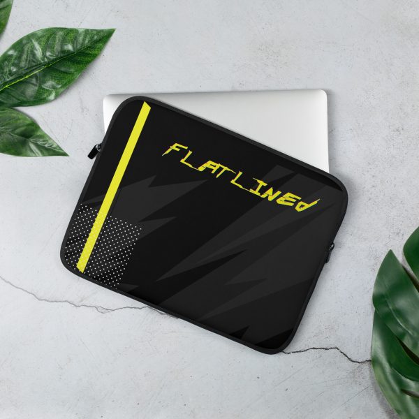 Cyberpunk FLATLINED Laptop Sleeve