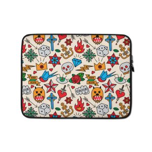 Retro Ink Laptop Sleeve