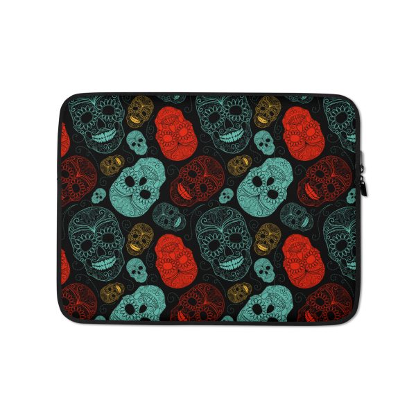 Neon Skulls Laptop Sleeve