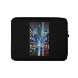 Cyberpunk City Laptop Sleeve