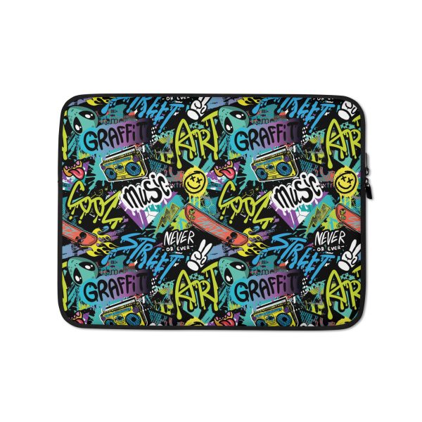 Graffiti Frenzy Laptop Sleeve