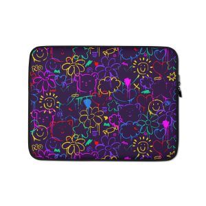 Neon Doodle Laptop Sleeve