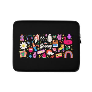 Groovy Stickers Laptop Sleeve