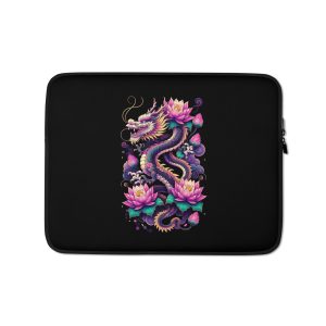 Dragon and Lotus Laptop Sleeve