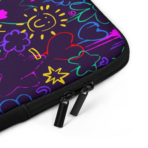 Neon Doodle Laptop Sleeve