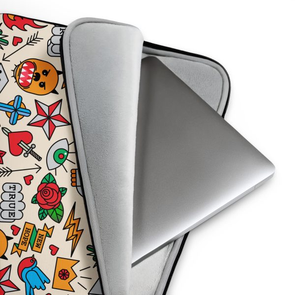 Retro Ink Laptop Sleeve