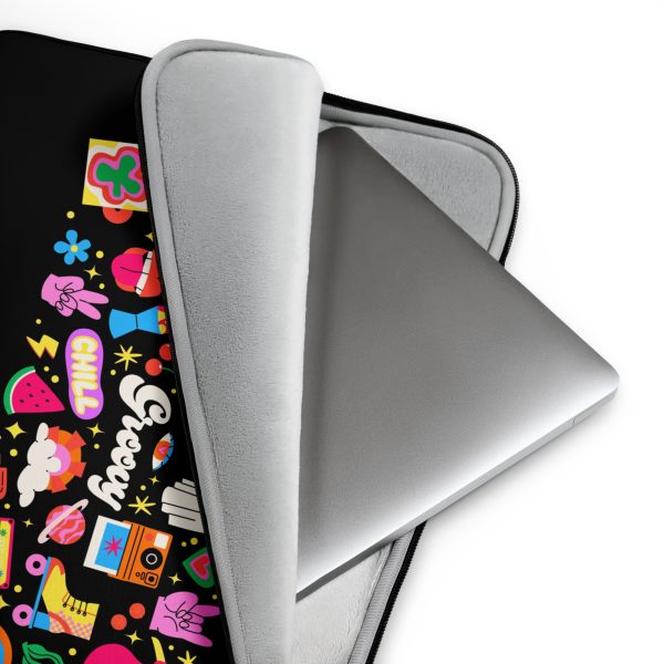 Groovy Stickers Laptop Sleeve