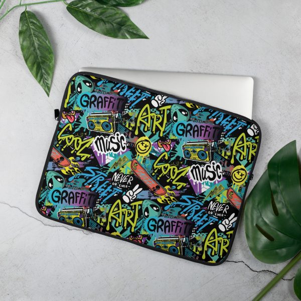 Graffiti Frenzy Laptop Sleeve