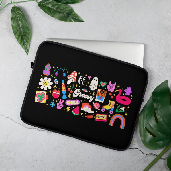 Groovy Stickers Laptop Sleeve