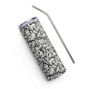 Calligraphy Stainless Steel Tumbler