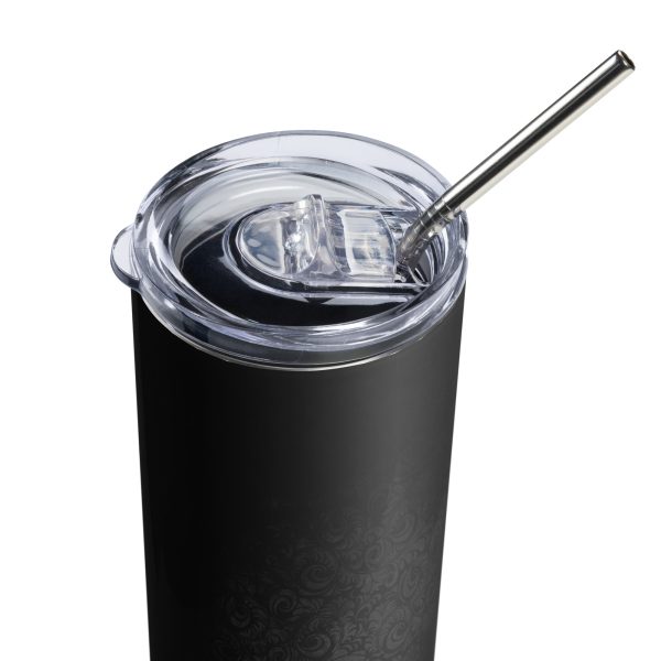 Midnight Elegance Stainless Steel Tumbler