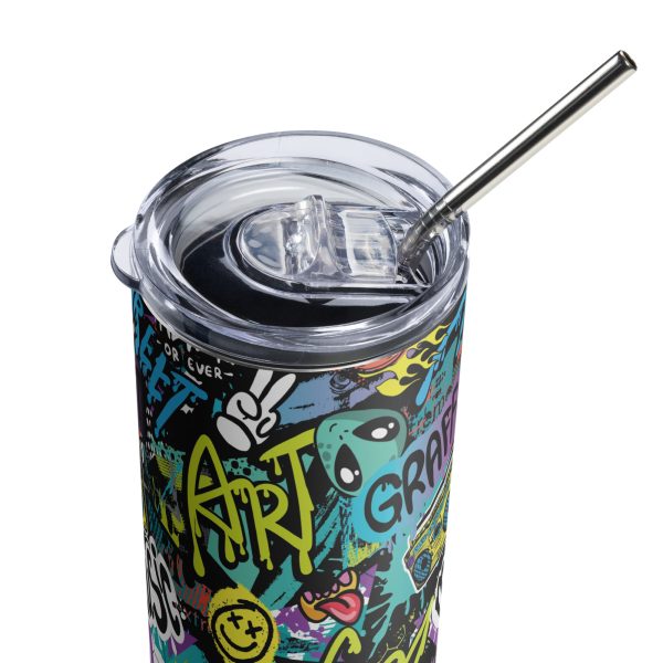 Graffiti Frenzy Stainless Steel Tumbler