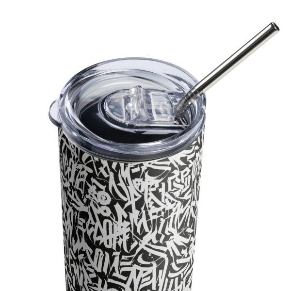 Calligraphy Stainless Steel Tumbler