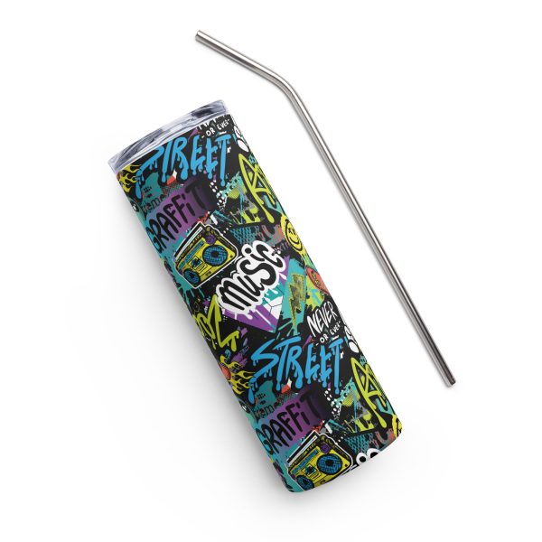 Graffiti Frenzy Stainless Steel Tumbler