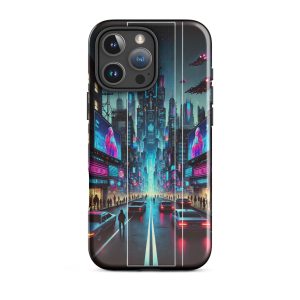 Cyberpunk City iPhone Case