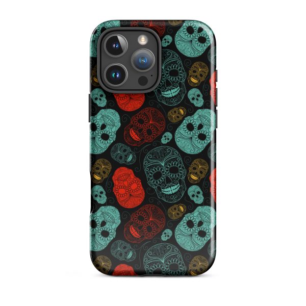 Neon Skulls iPhone Case