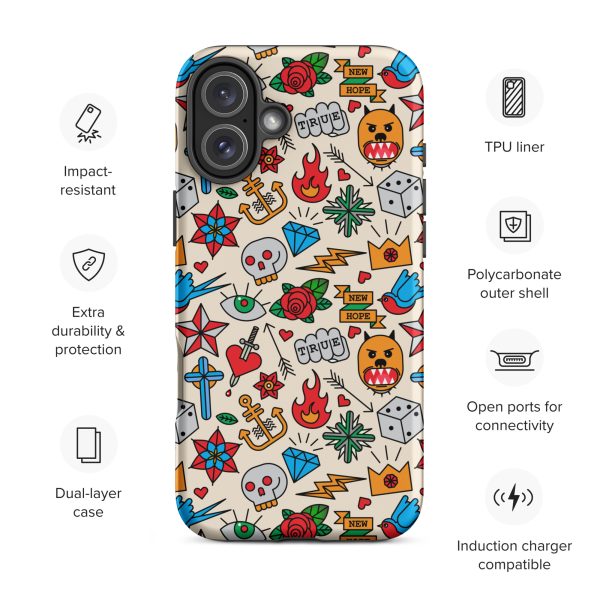 Retro Ink iPhone Case