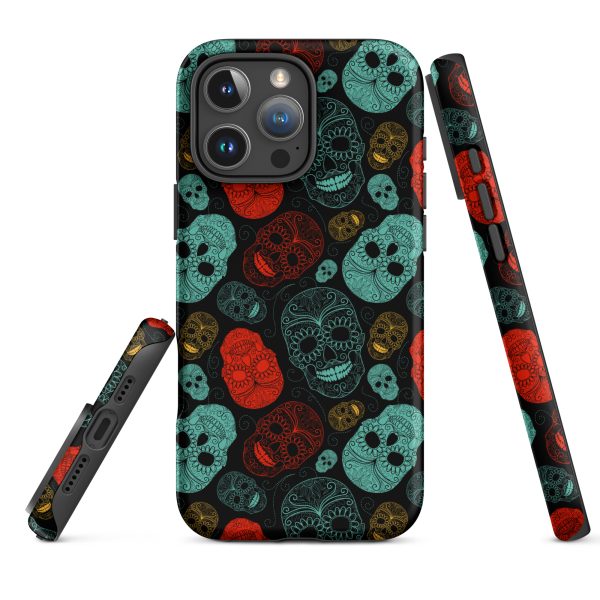 Neon Skulls iPhone Case