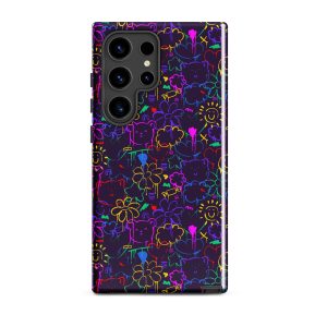 Neon Doodle Samsung Case