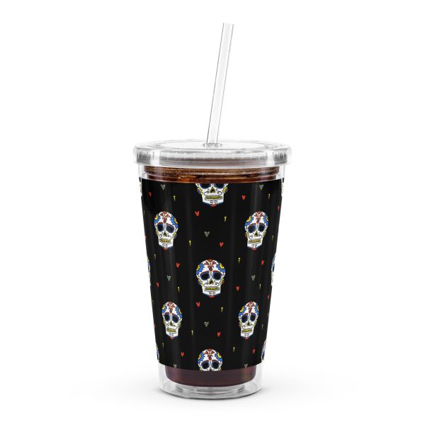 Midnight Skull Party Reusable Tumbler