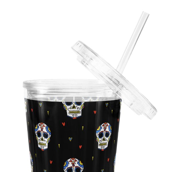 Midnight Skull Party Reusable Tumbler