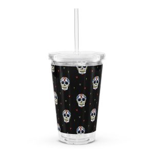 Midnight Skull Party Reusable Tumbler