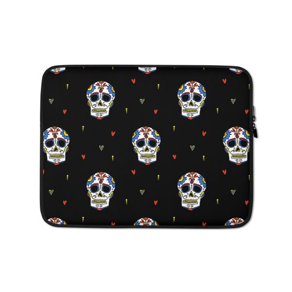 Midnight Skull Party Laptop Sleeve